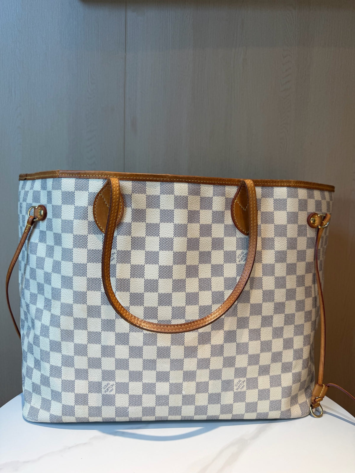 Louis Vuitton - Neverfull Large - Cloth - Blue - (large)