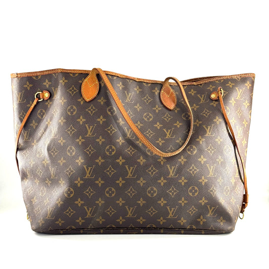 Louis Vuitton - Neverfull - Leather - Brown - (large)