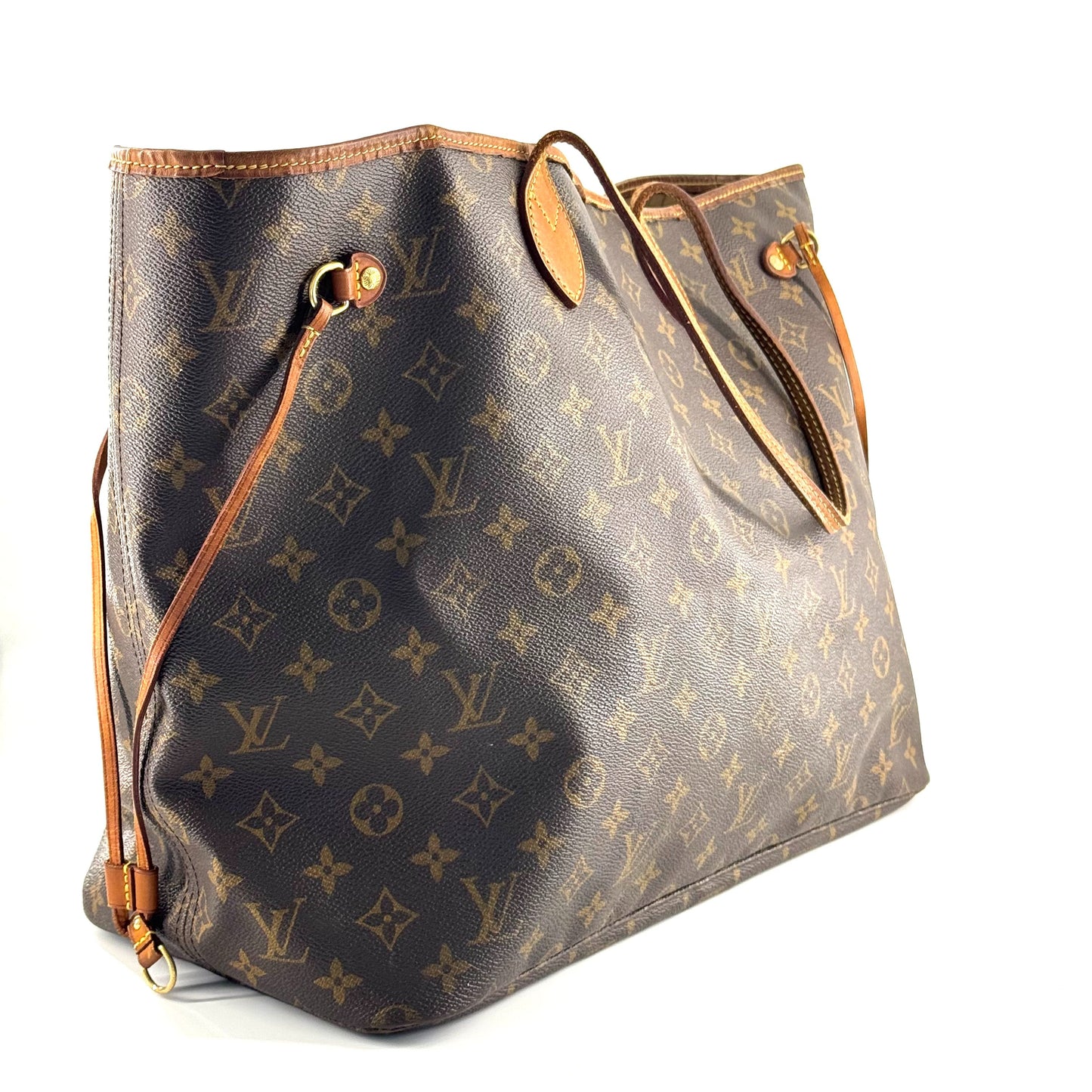 Louis Vuitton - Neverfull - Leather - Brown - (large)