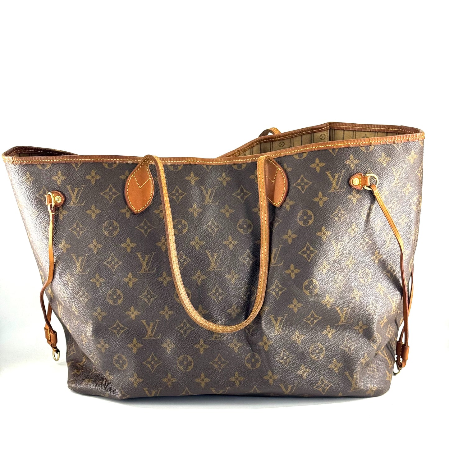 Louis Vuitton - Neverfull - Leather - Brown - (large)
