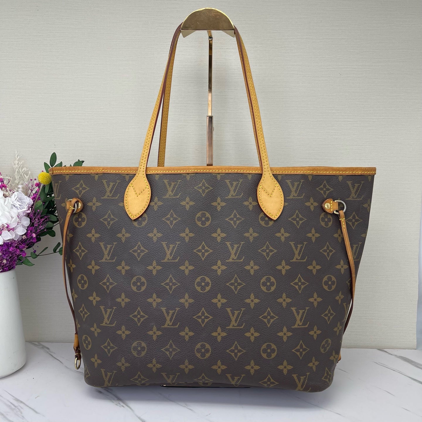 Louis Vuitton - Neverfull - Leather - Brown - (medium)