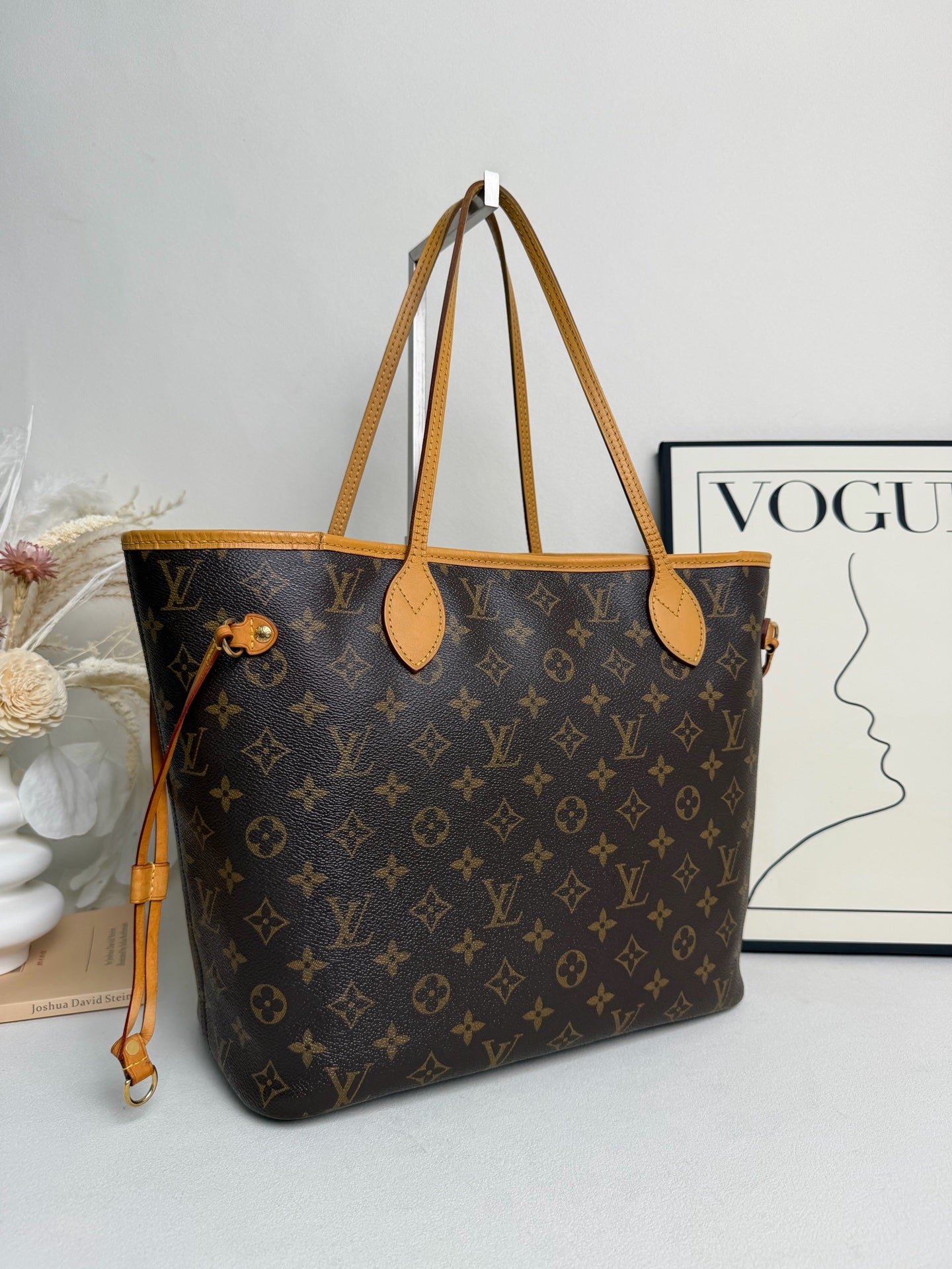 Louis Vuitton - Neverfull - Leather - Brown - (medium)