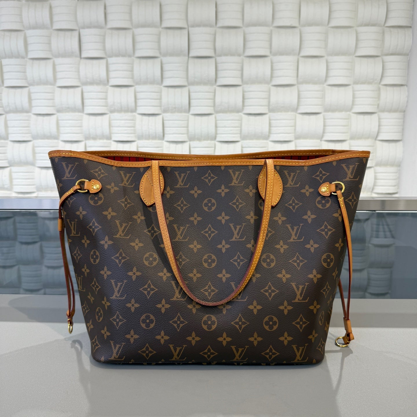 Louis Vuitton - Neverfull - Leather - Brown - (medium)