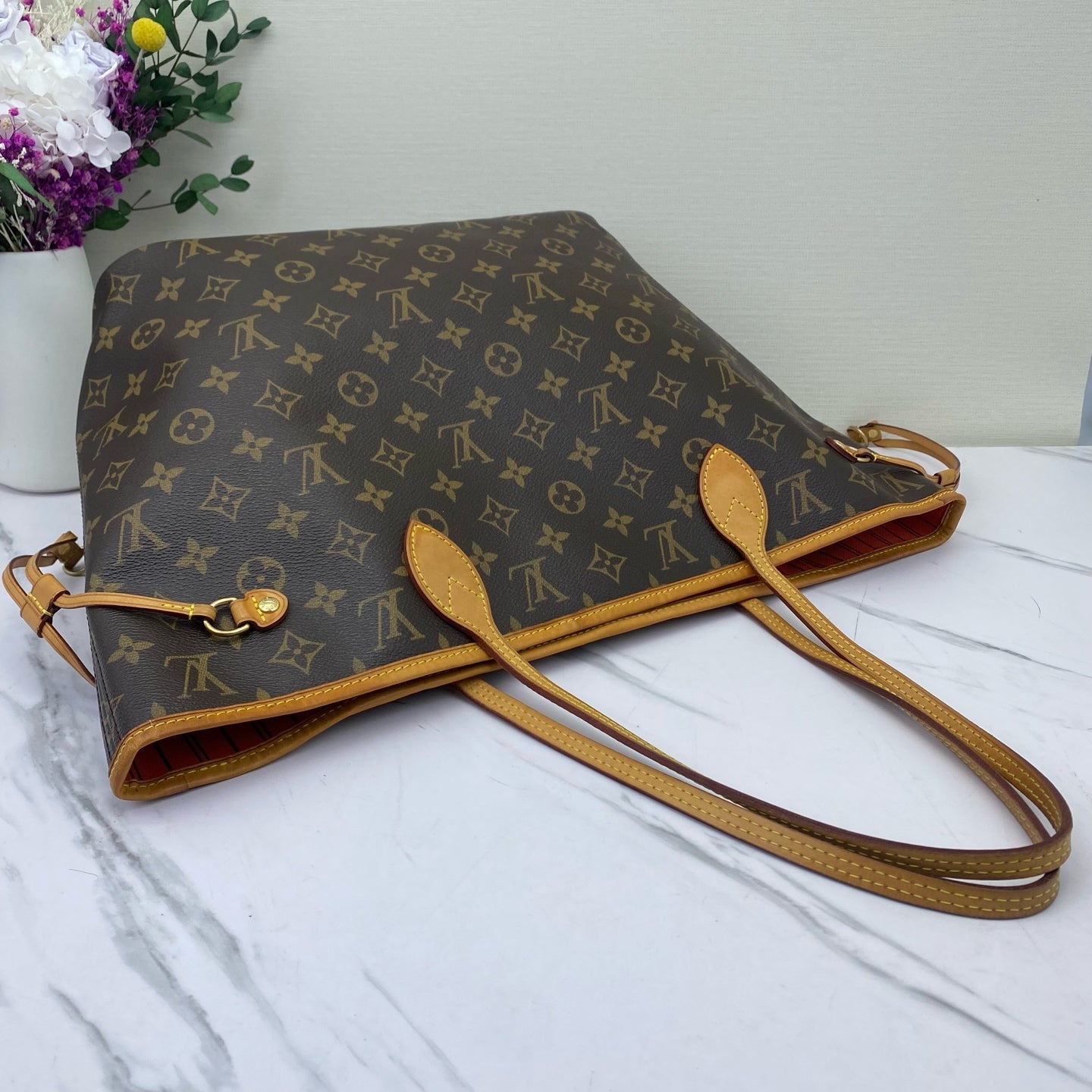 Louis Vuitton - Neverfull - Leather - Brown - (medium)