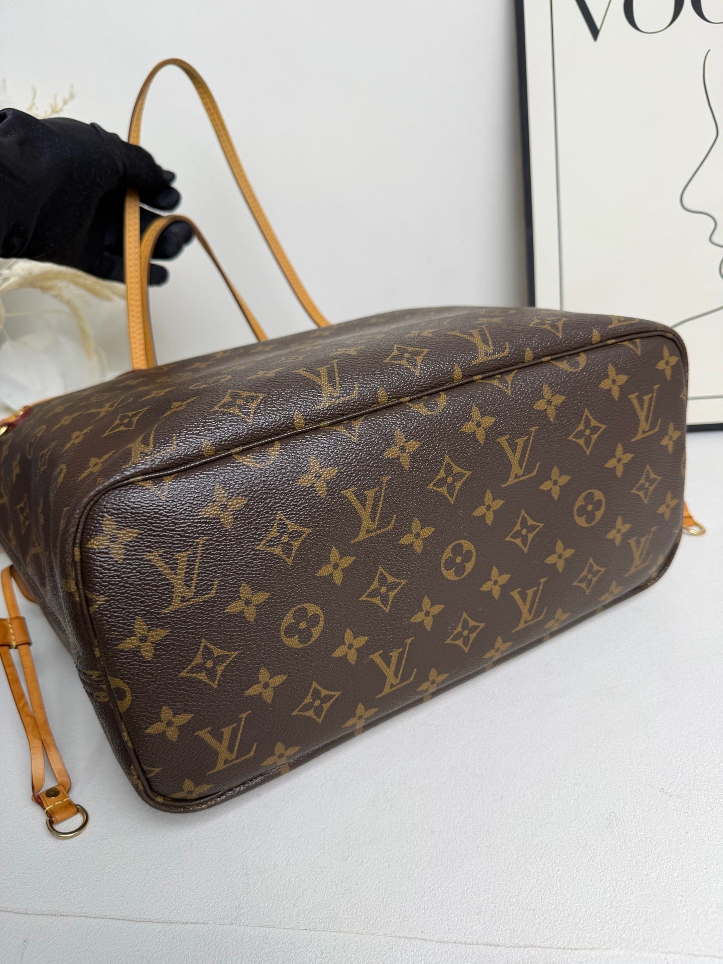Louis Vuitton - Neverfull - Leather - Brown - (medium)