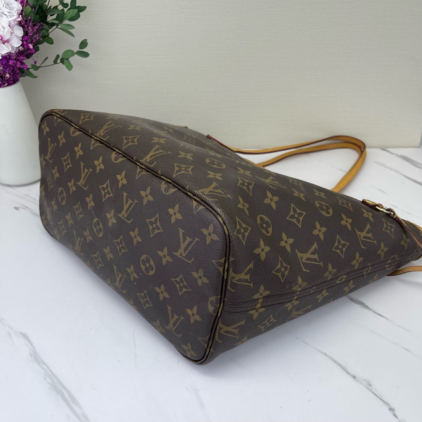 Louis Vuitton - Neverfull - Leather - Brown - (medium)