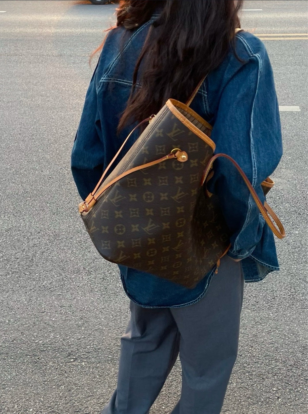 Louis Vuitton - Neverfull - Leather - Brown - (medium)