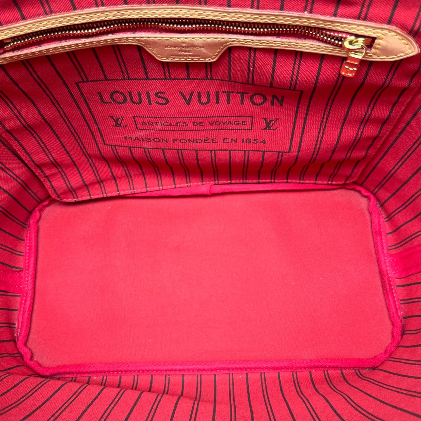 Louis Vuitton - Neverfull - Leather - Brown - (medium)