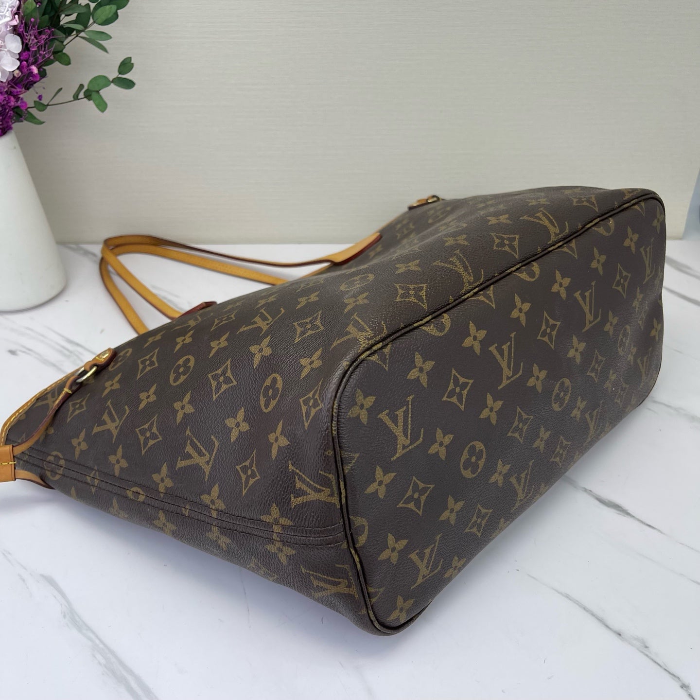Louis Vuitton - Neverfull - Leather - Brown - (medium)