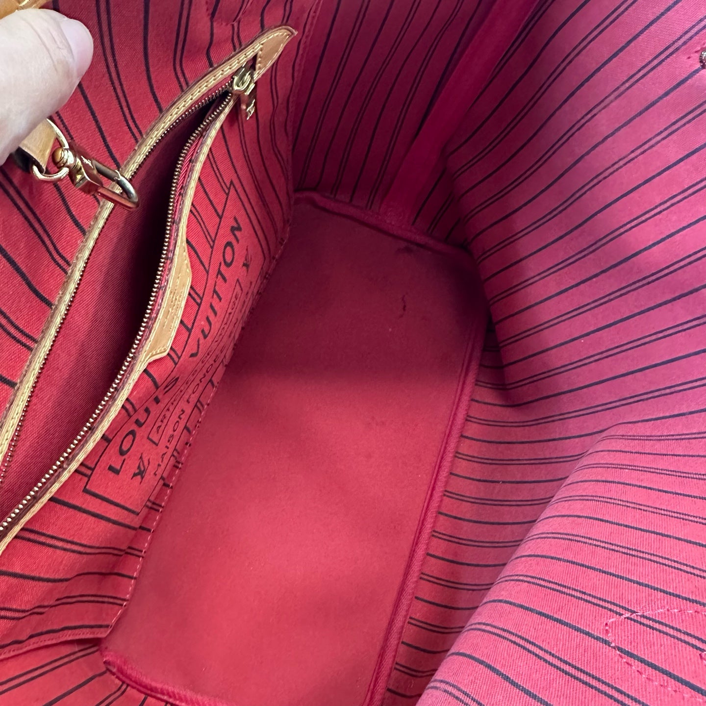 Louis Vuitton - Neverfull - Leather - Brown - (medium)