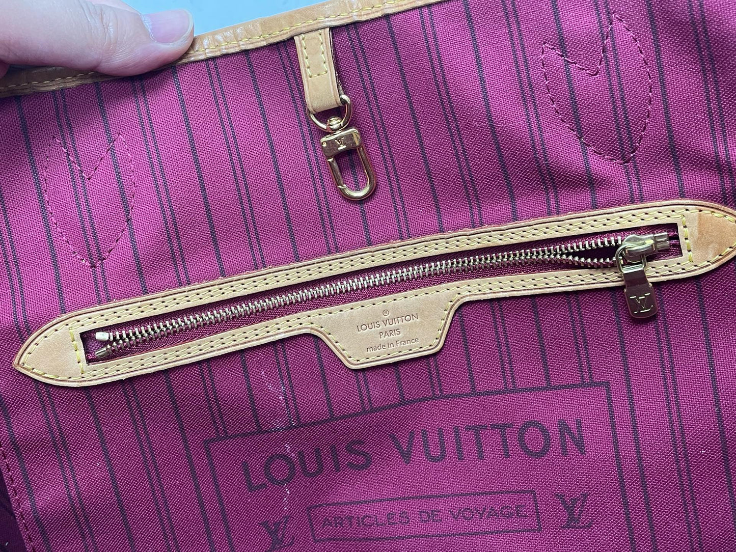 Louis Vuitton - Neverfull - Leather - Brown - (medium)