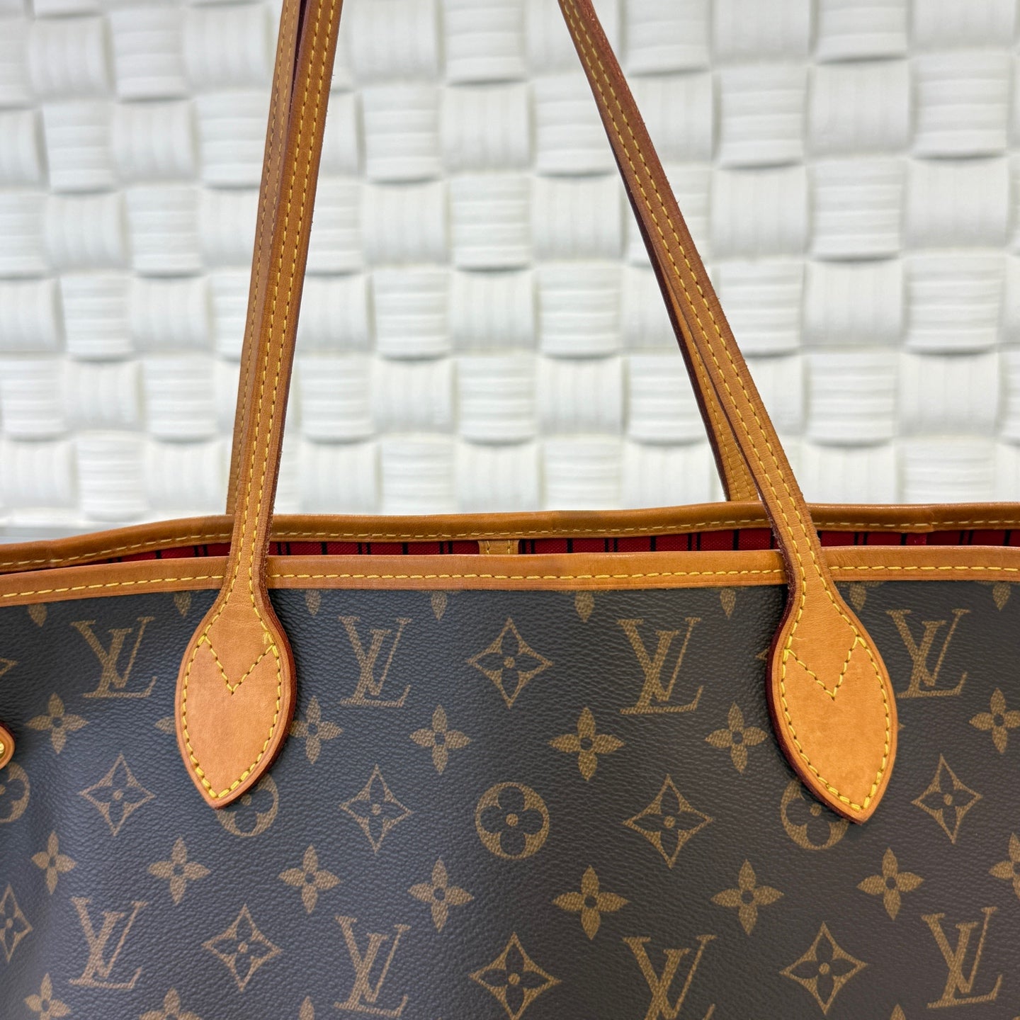 Louis Vuitton - Neverfull - Leather - Brown - (medium)