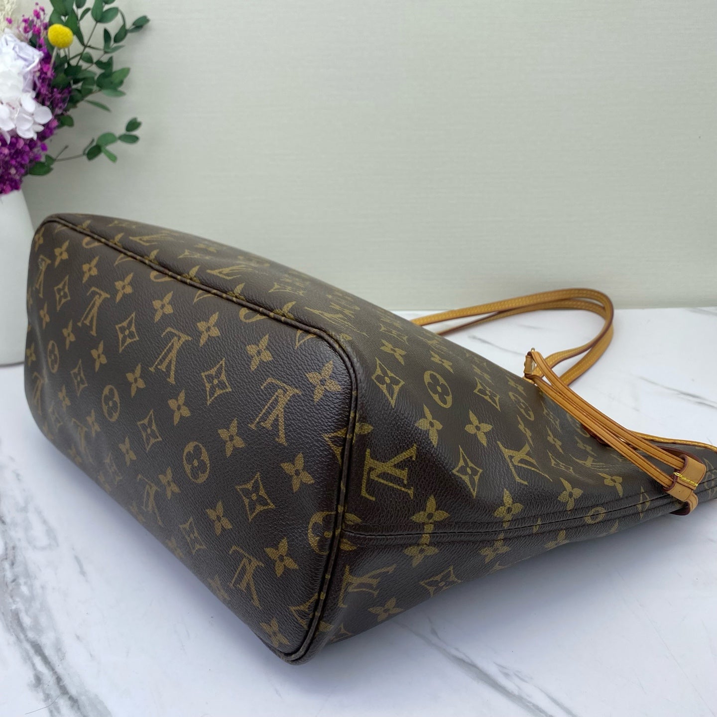 Louis Vuitton - Neverfull - Leather - Brown - (medium)