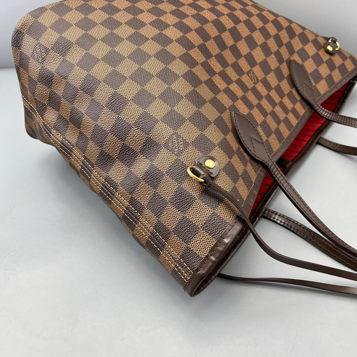 Louis Vuitton - Neverfull - Leather - Brown - (Medium)