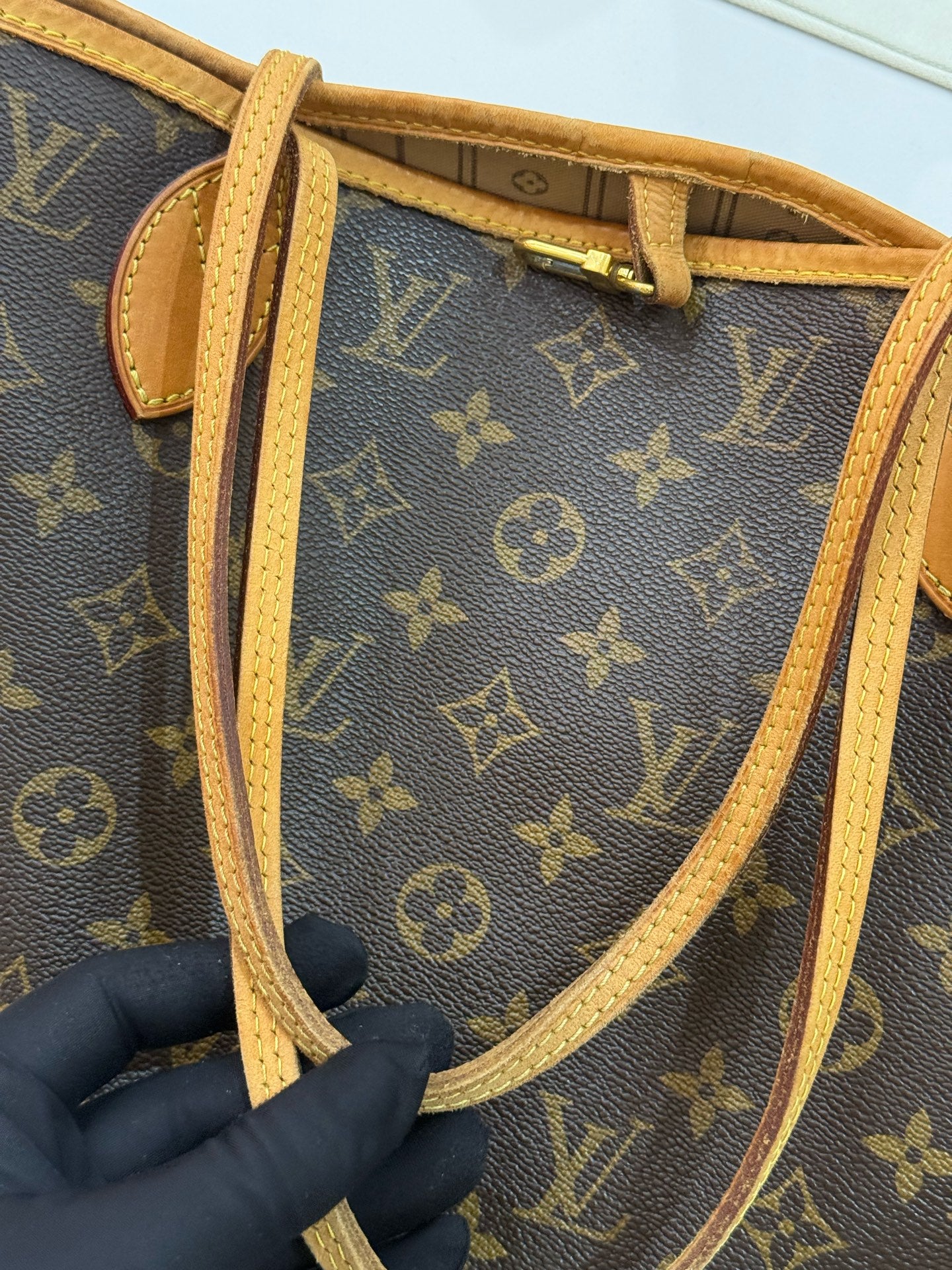 Louis Vuitton - Neverfull - Leather - Brown - (medium)