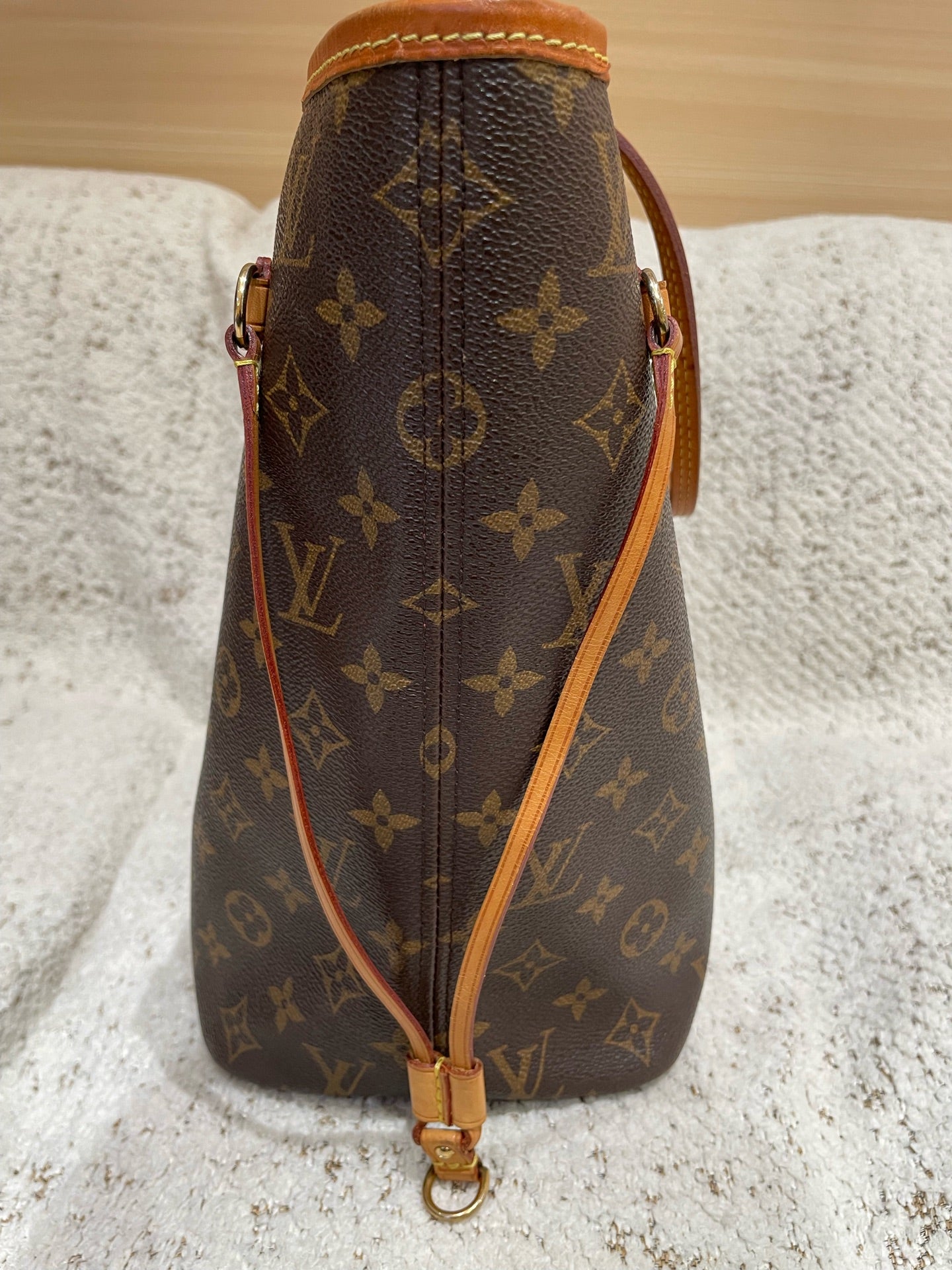 Louis Vuitton - Neverfull - Leather - Brown - (medium)