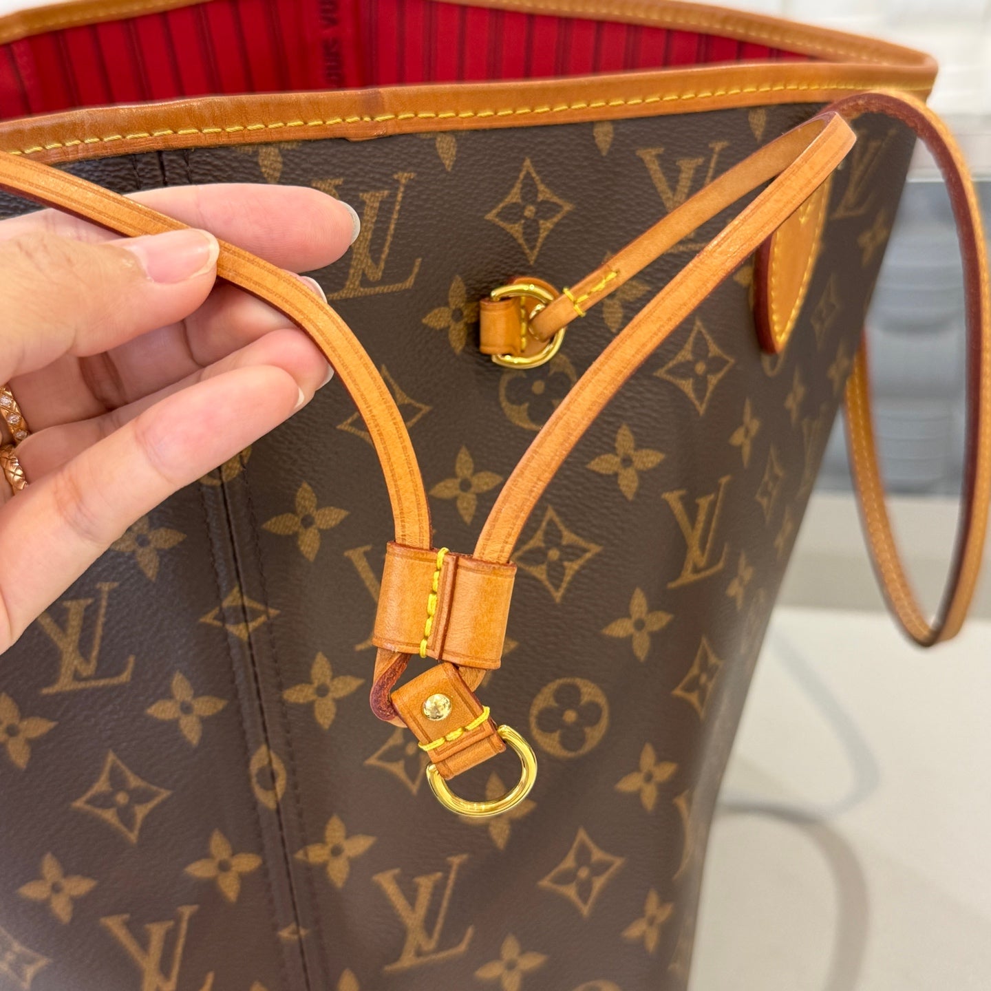 Louis Vuitton - Neverfull - Leather - Brown - (medium)