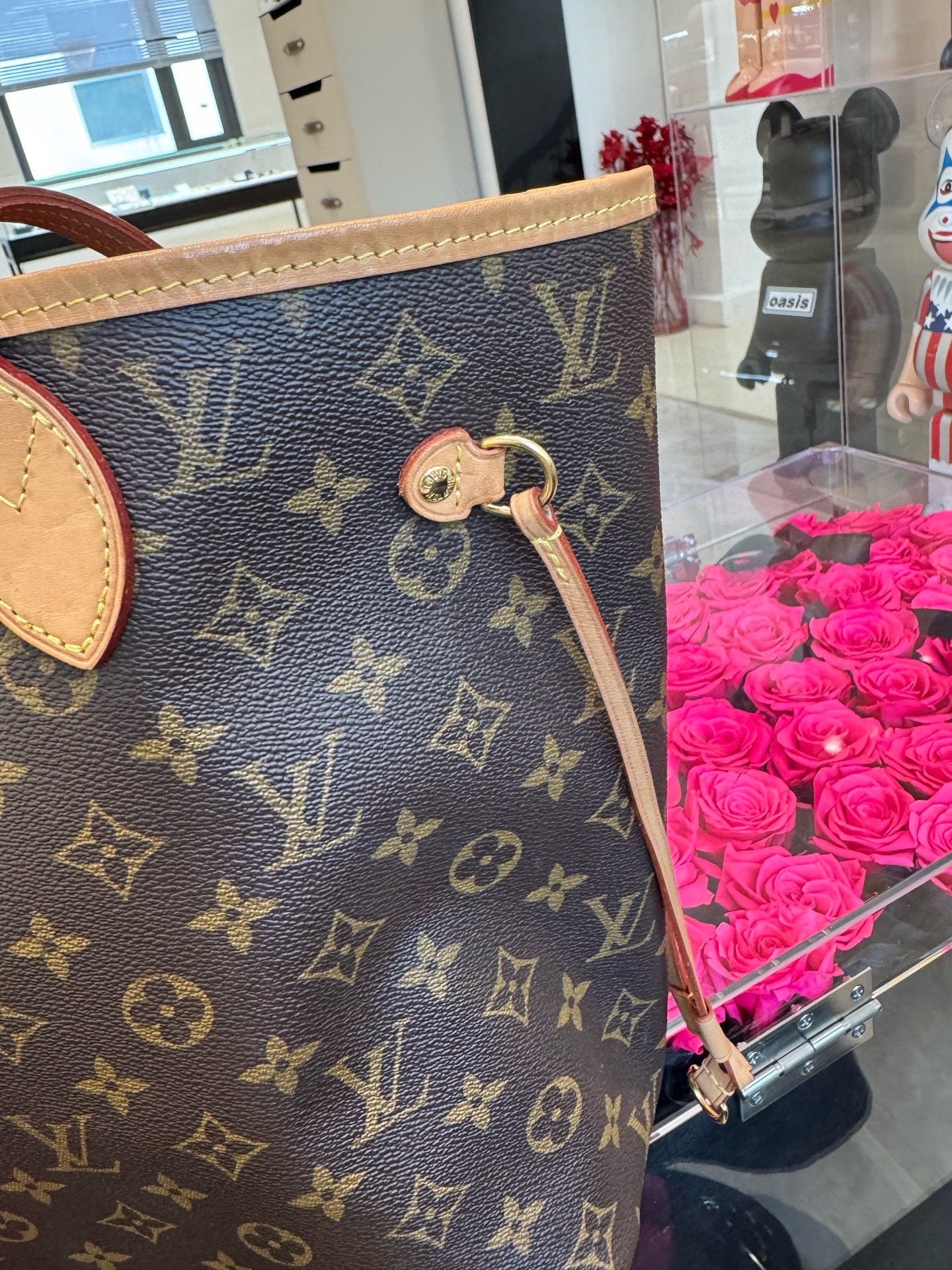 Louis Vuitton - Neverfull - Leather - Brown - (Medium)