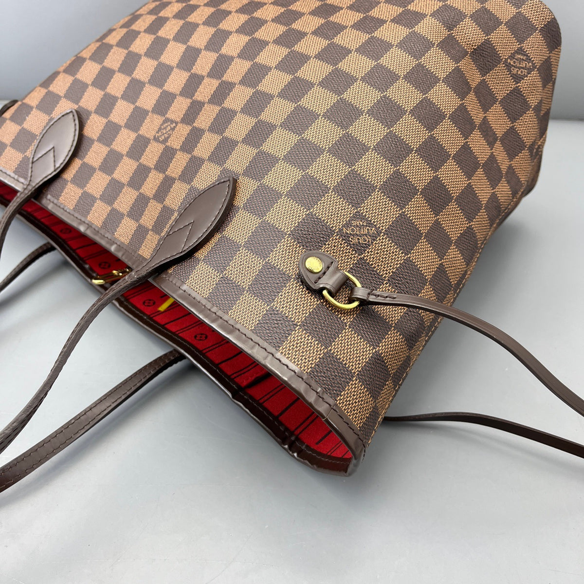 Louis Vuitton - Neverfull - Leather - Brown - (Medium)