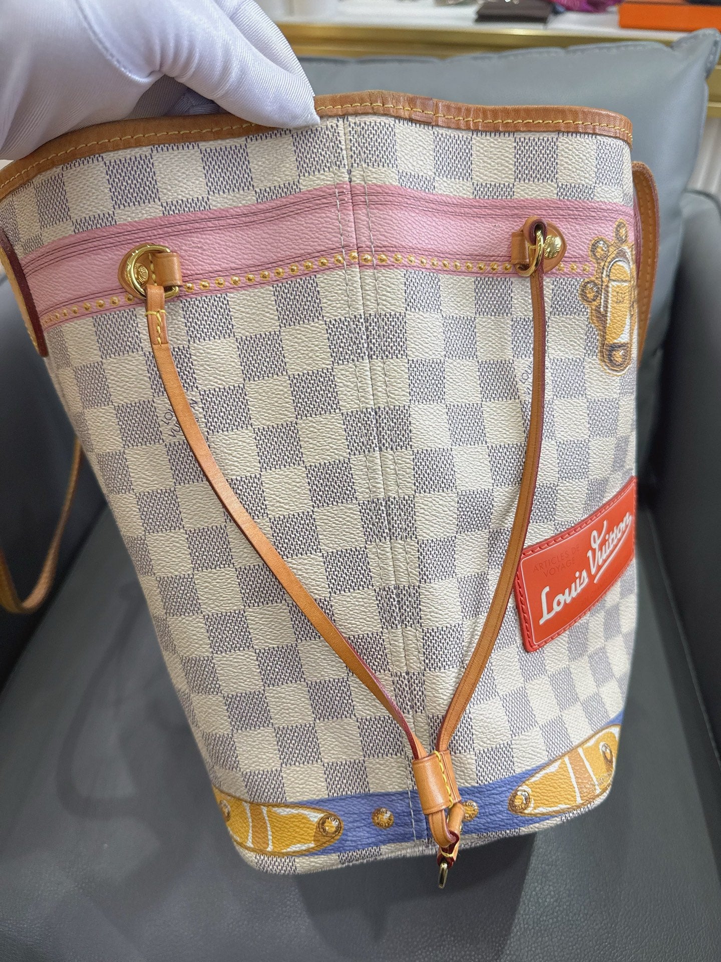 Louis Vuitton - Neverfull - Leather - Multicolour - (medium)