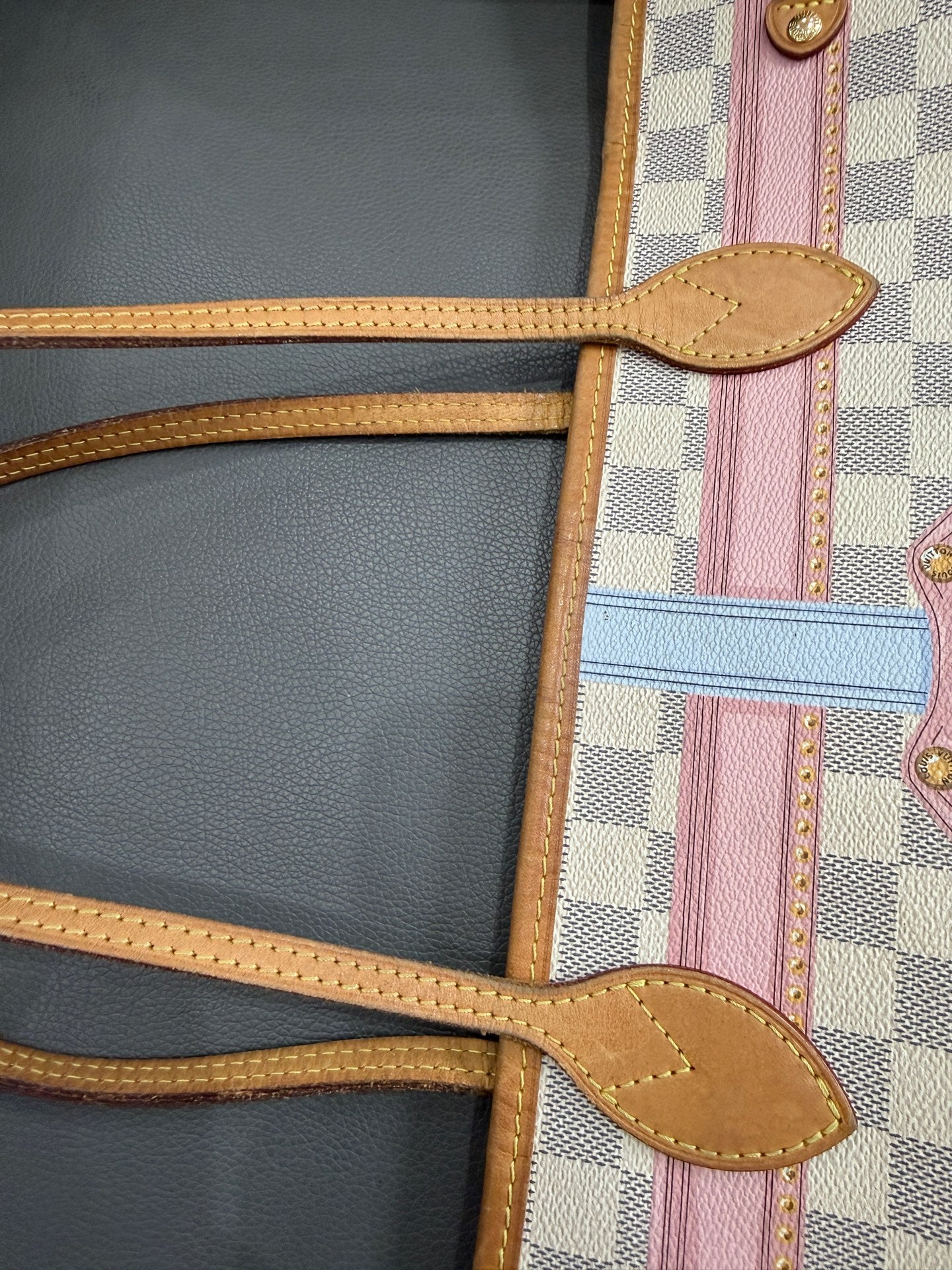 Louis Vuitton - Neverfull - Leather - Multicolour - (medium)