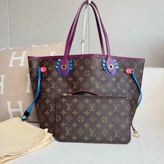 Louis Vuitton - Neverfull Mask Limited Edition - Synthetic - Multicolour - (medium)