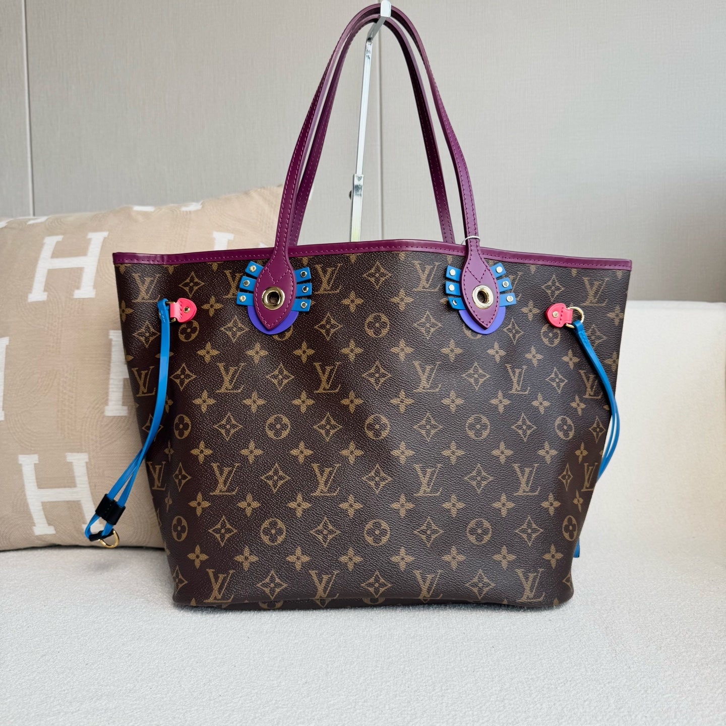 Louis Vuitton - Neverfull Mask Limited Edition - Synthetic - Multicolour - (medium)