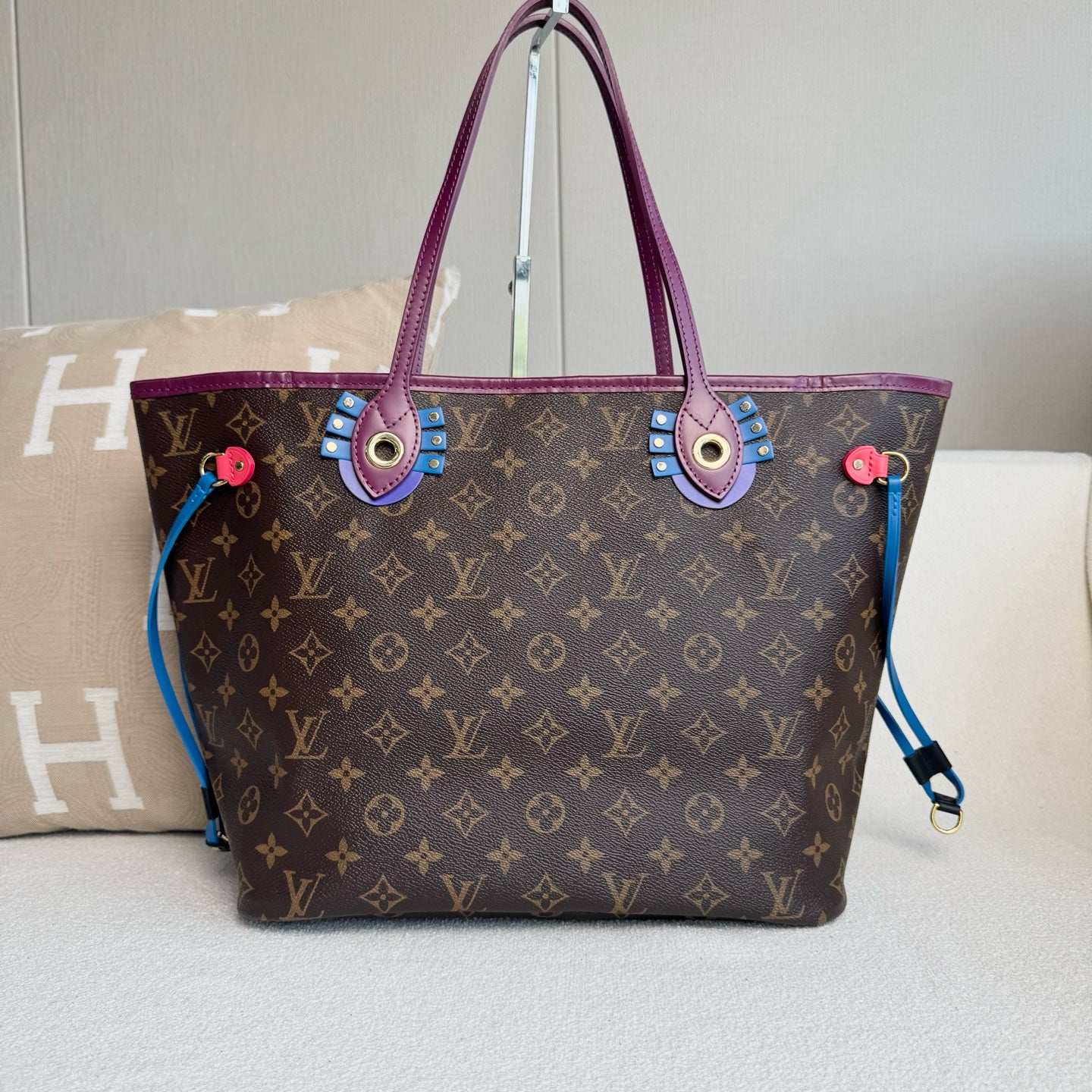 Louis Vuitton - Neverfull Mask Limited Edition - Synthetic - Multicolour - (medium)