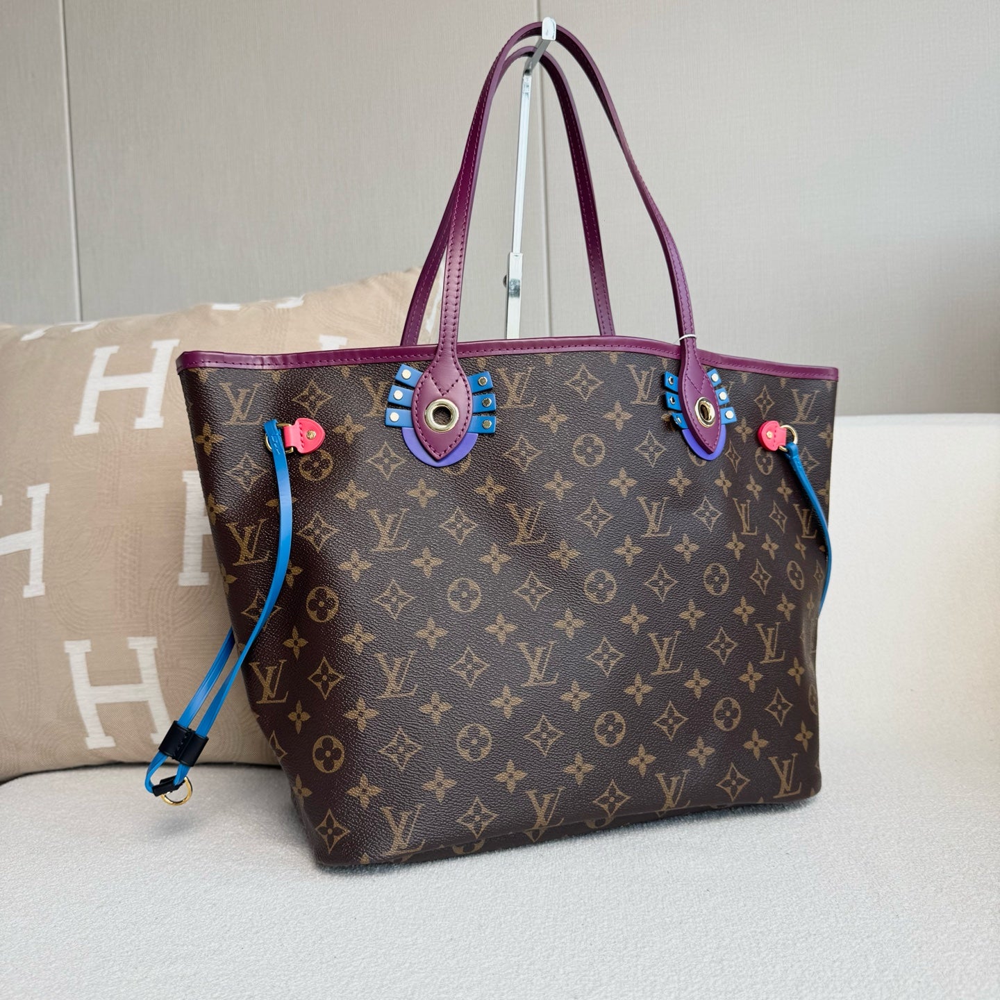 Louis Vuitton - Neverfull Mask Limited Edition - Synthetic - Multicolour - (medium)