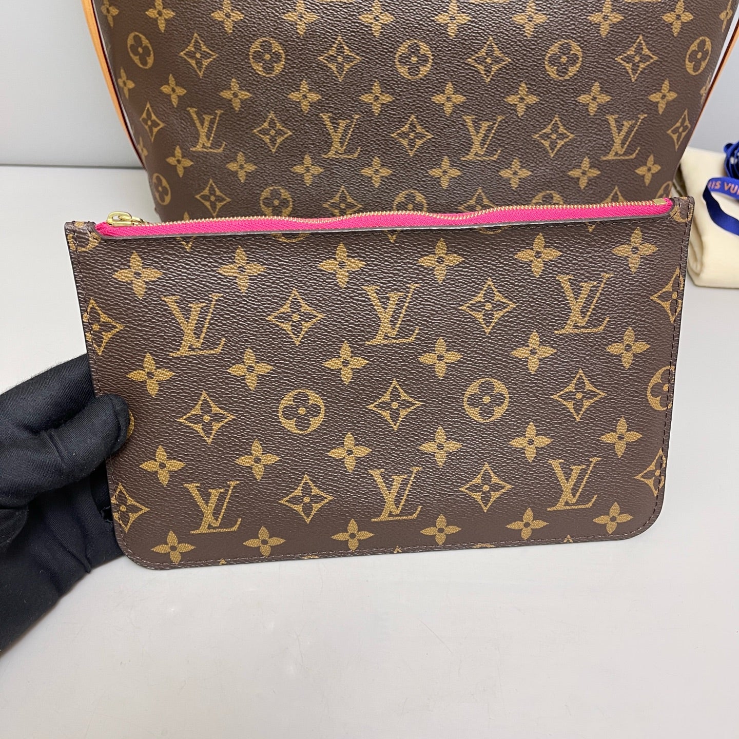 Louis Vuitton - Neverfull MM - Cloth - Brown - (medium)