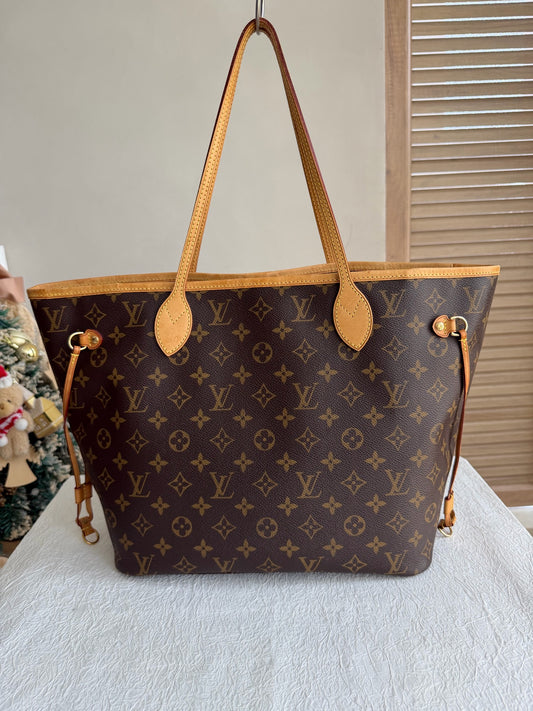 Louis Vuitton - Neverfull MM - Leather - Brown - (Medium)