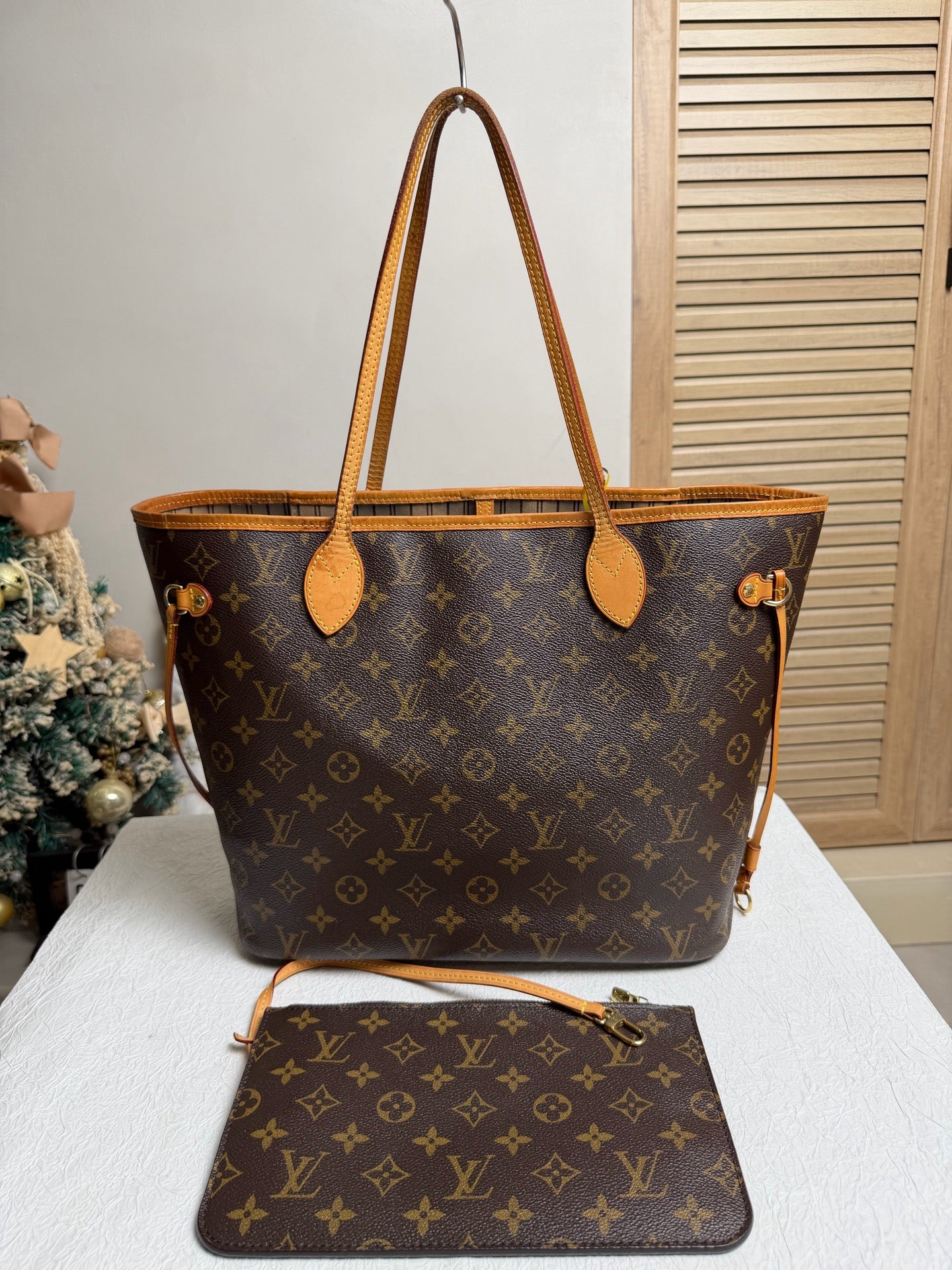 Louis Vuitton - Neverfull MM - Leather - Brown - (Medium)