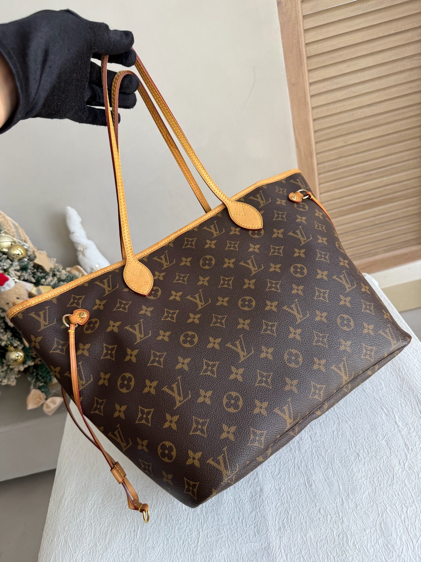 Louis Vuitton - Neverfull MM - Leather - Brown - (Medium)