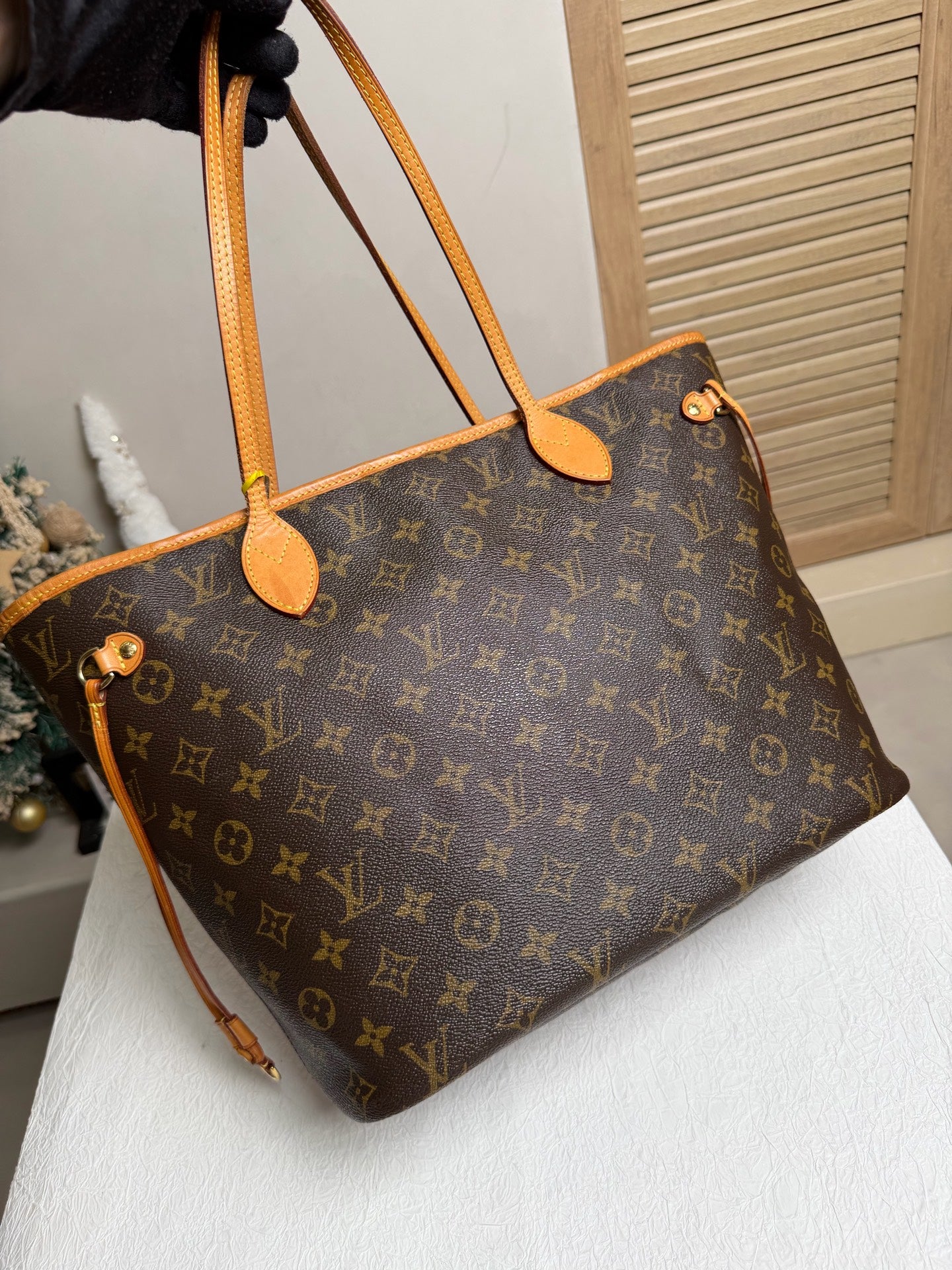 Louis Vuitton - Neverfull MM - Leather - Brown - (Medium)