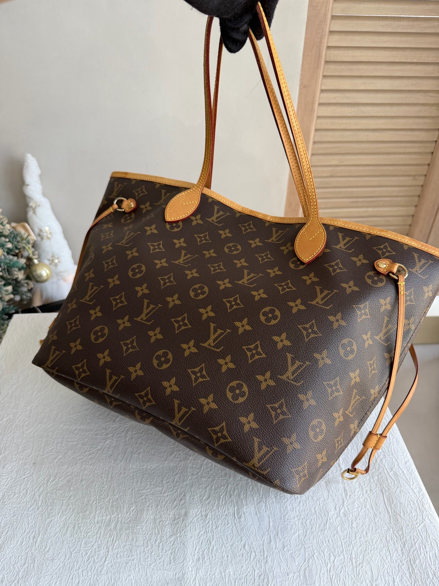 Louis Vuitton - Neverfull MM - Leather - Brown - (Medium)