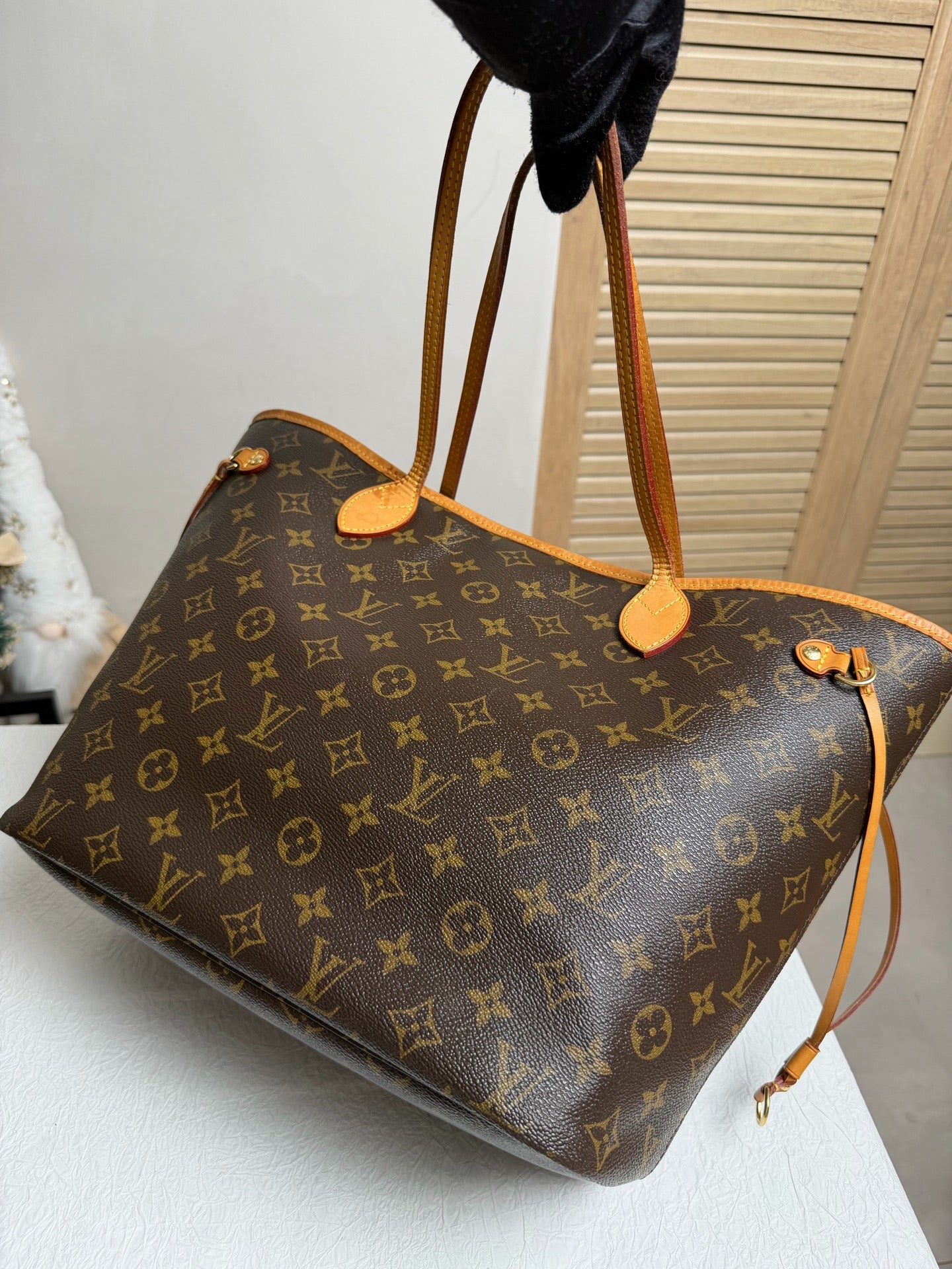 Louis Vuitton - Neverfull MM - Leather - Brown - (Medium)
