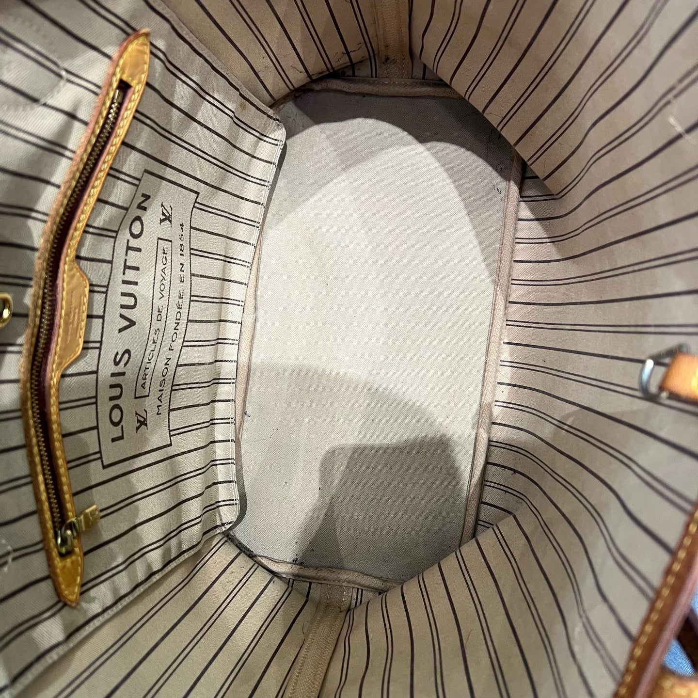 Louis Vuitton - Neverfull MM - Leather - Brown - (medium)