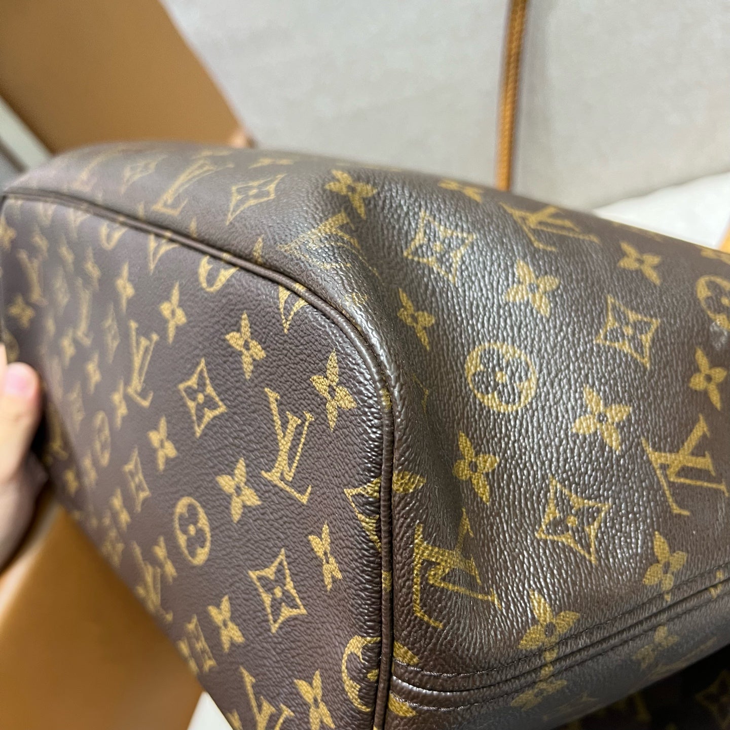 Louis Vuitton - Neverfull MM - Leather - Brown - (medium)