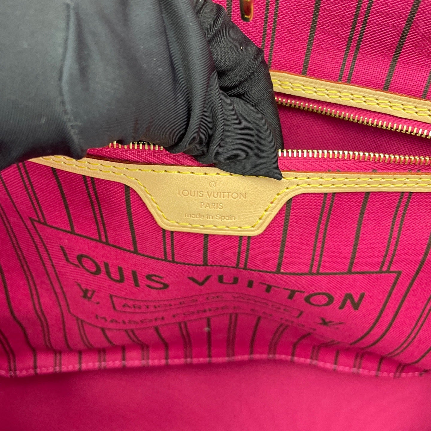 Louis Vuitton - Neverfull MM - Leather - Brown - (medium)