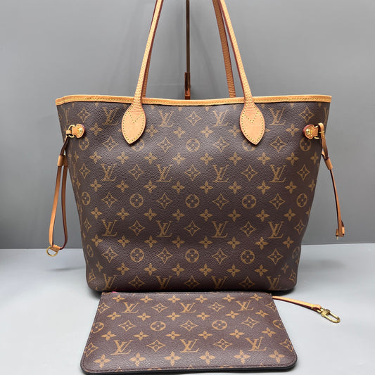 Louis Vuitton - Neverfull MM - Synthetic - Brown - (medium)