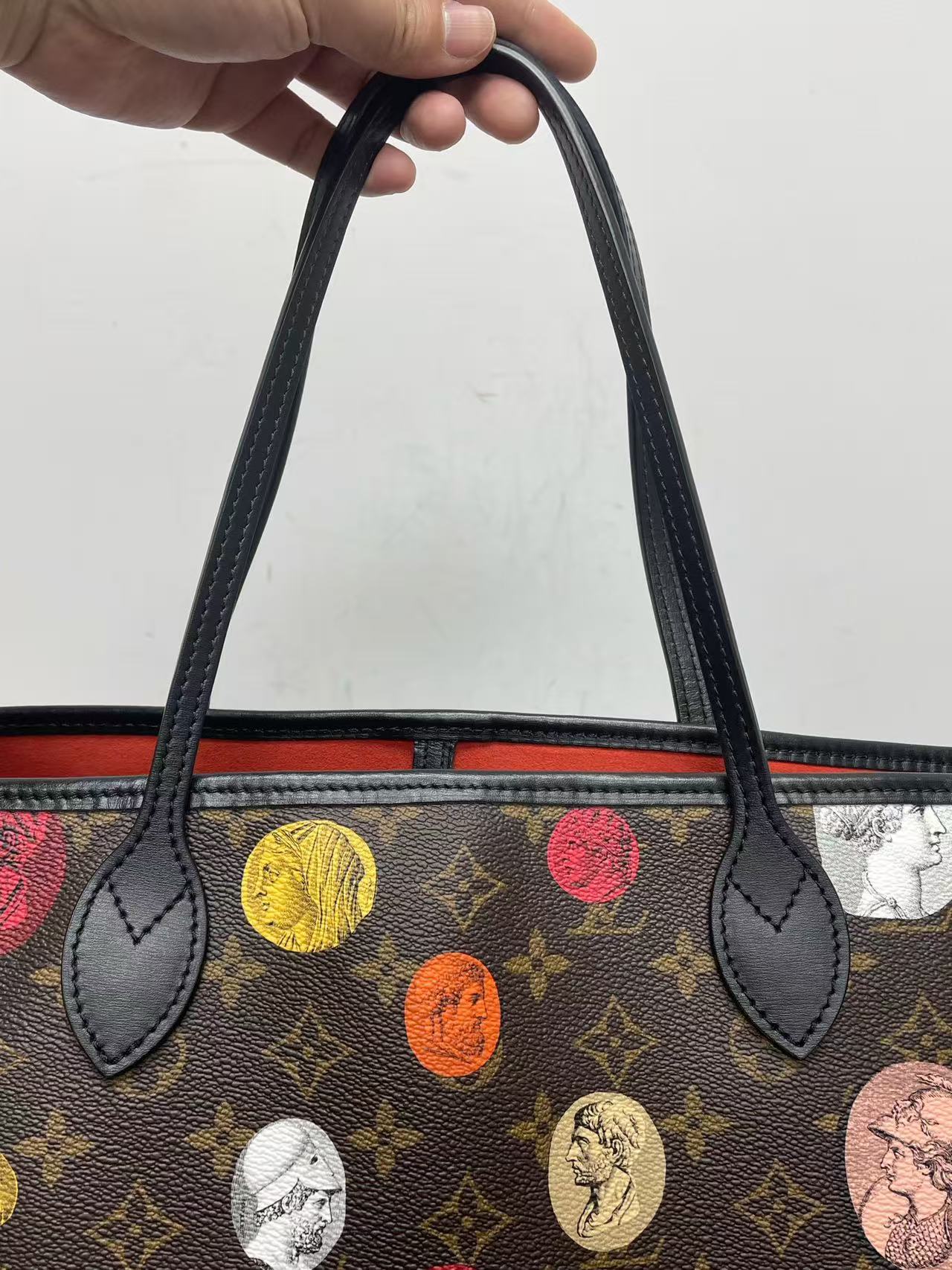 Louis Vuitton - Neverfull MM x Fornasetti - Monogram coated canvas with leather trim - Multicolour - (Medium)