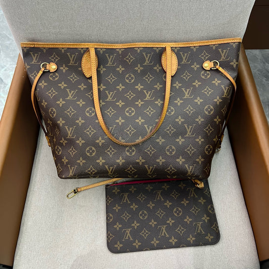 Louis Vuitton - Neverfull - Synthetic - Brown - (medium)