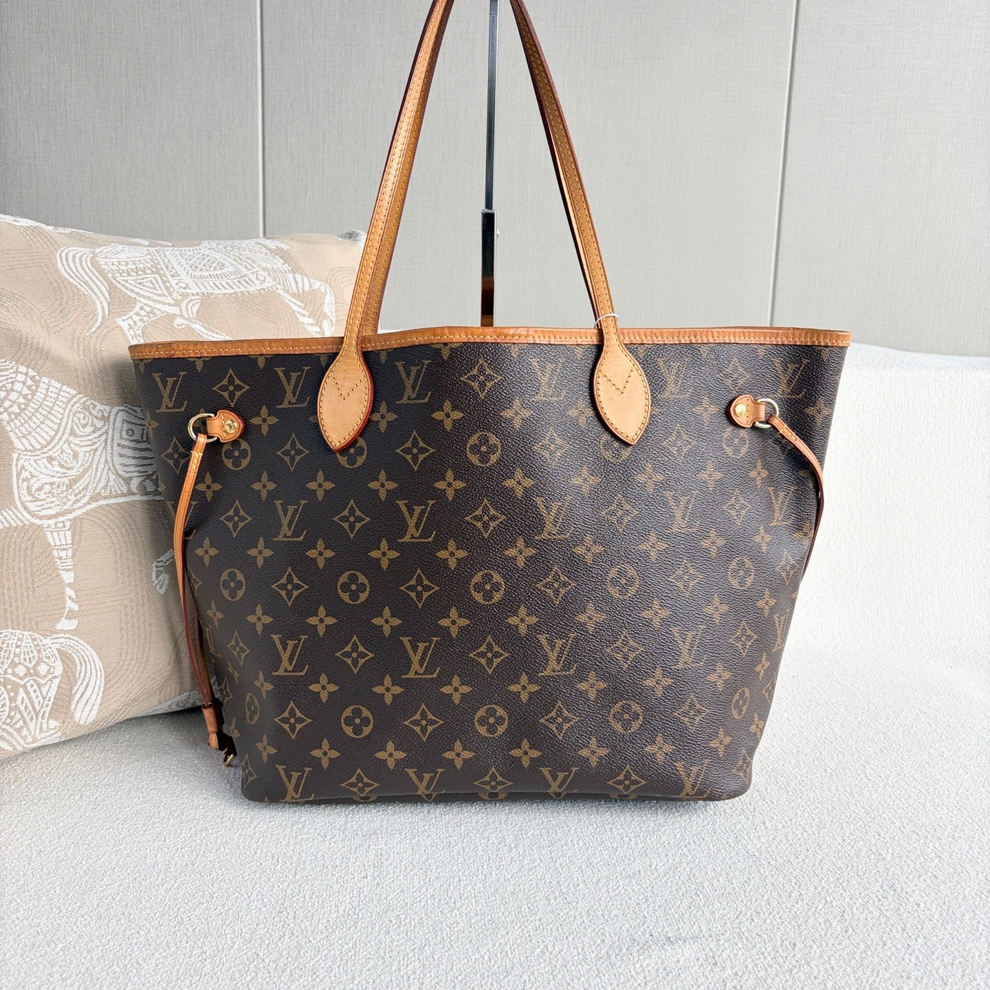 Louis Vuitton - Neverfull - Synthetic - Brown - (Medium)