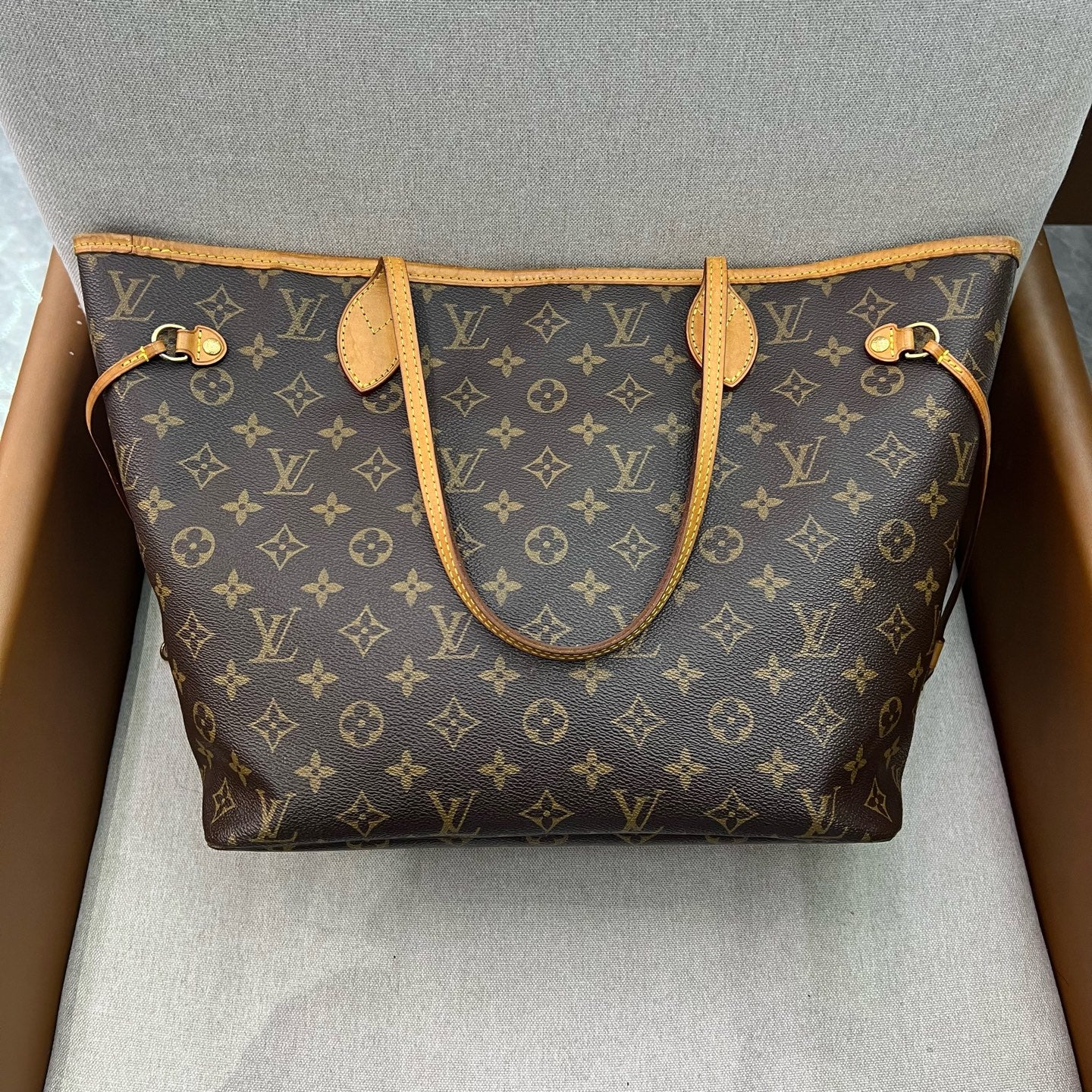 Louis Vuitton - Neverfull - Synthetic - Brown - (medium)