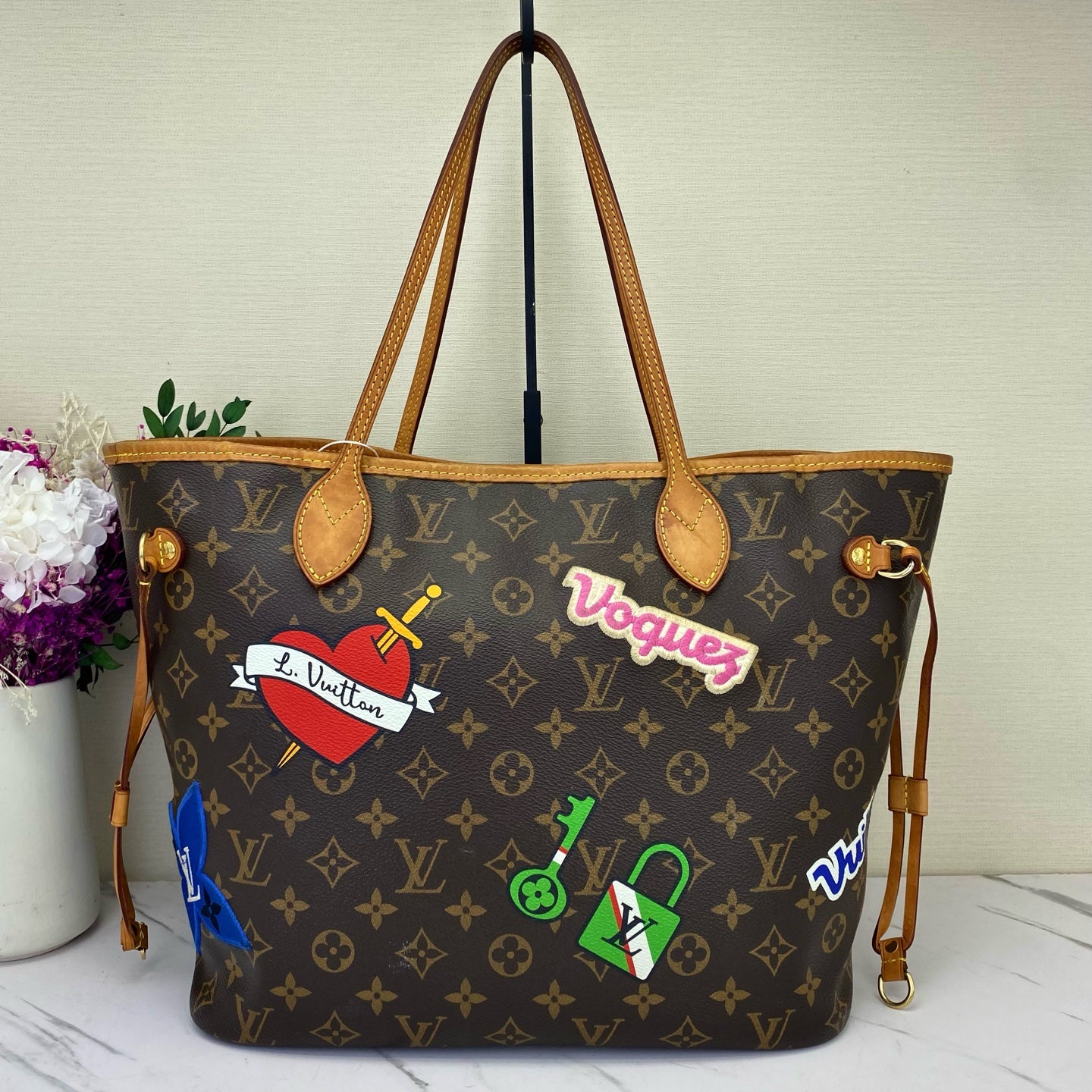 Louis Vuitton - Neverfull - Synthetic - Brown - (medium)