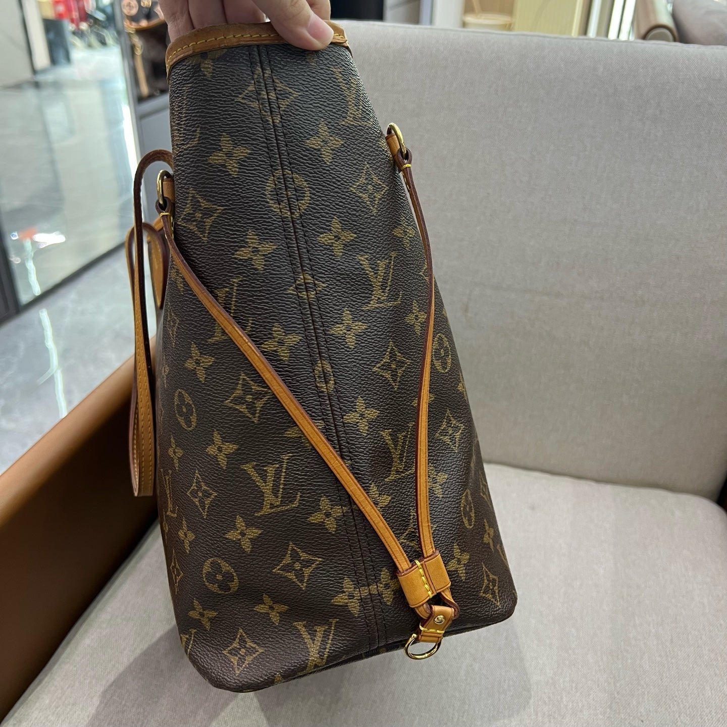 Louis Vuitton - Neverfull - Synthetic - Brown - (medium)