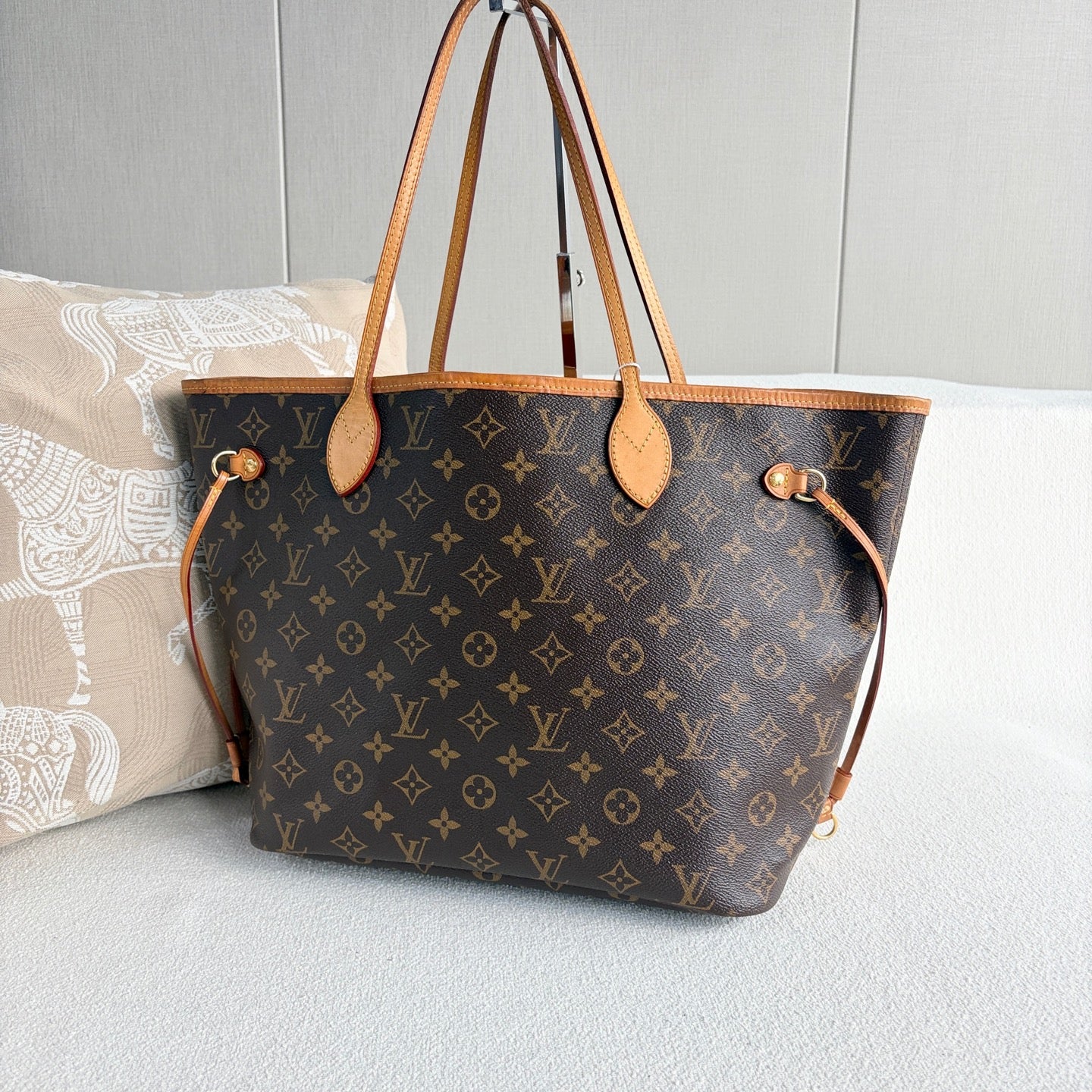 Louis Vuitton - Neverfull - Synthetic - Brown - (Medium)