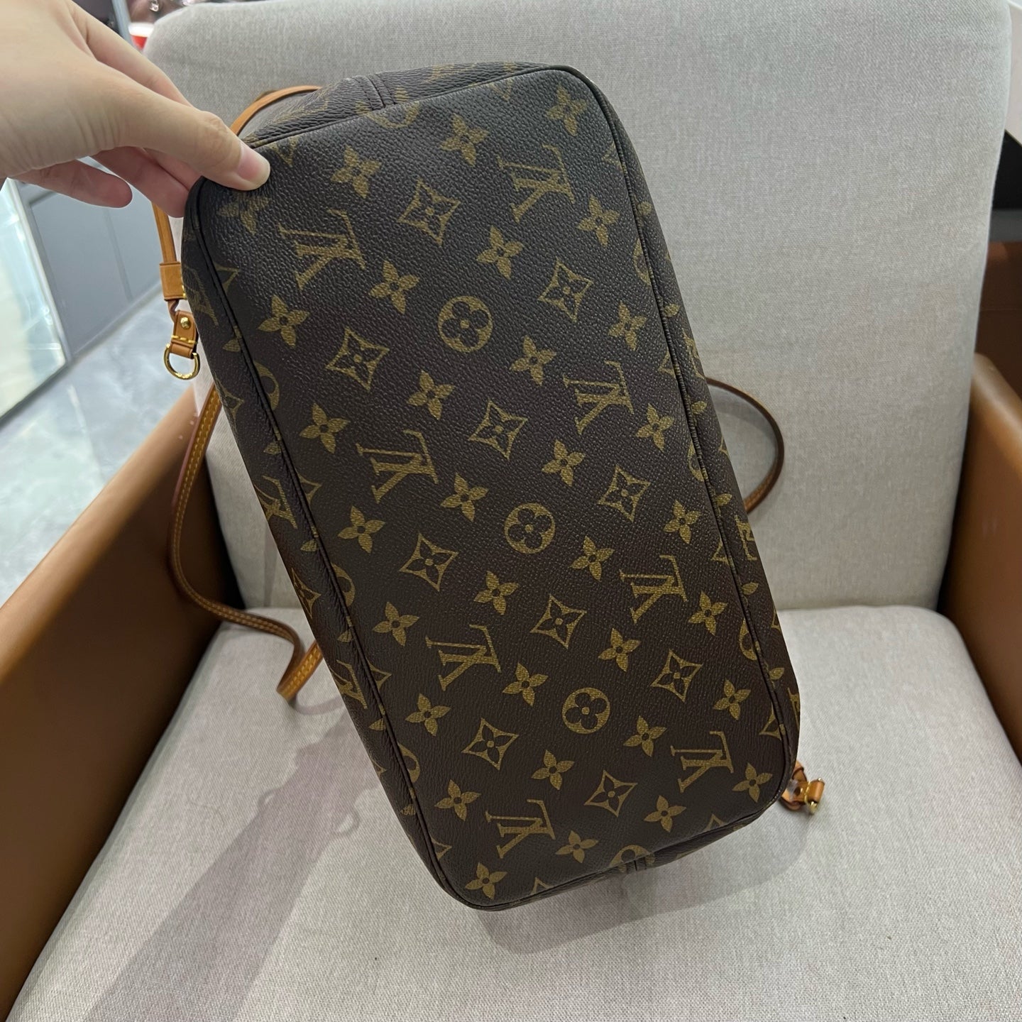 Louis Vuitton - Neverfull - Synthetic - Brown - (medium)