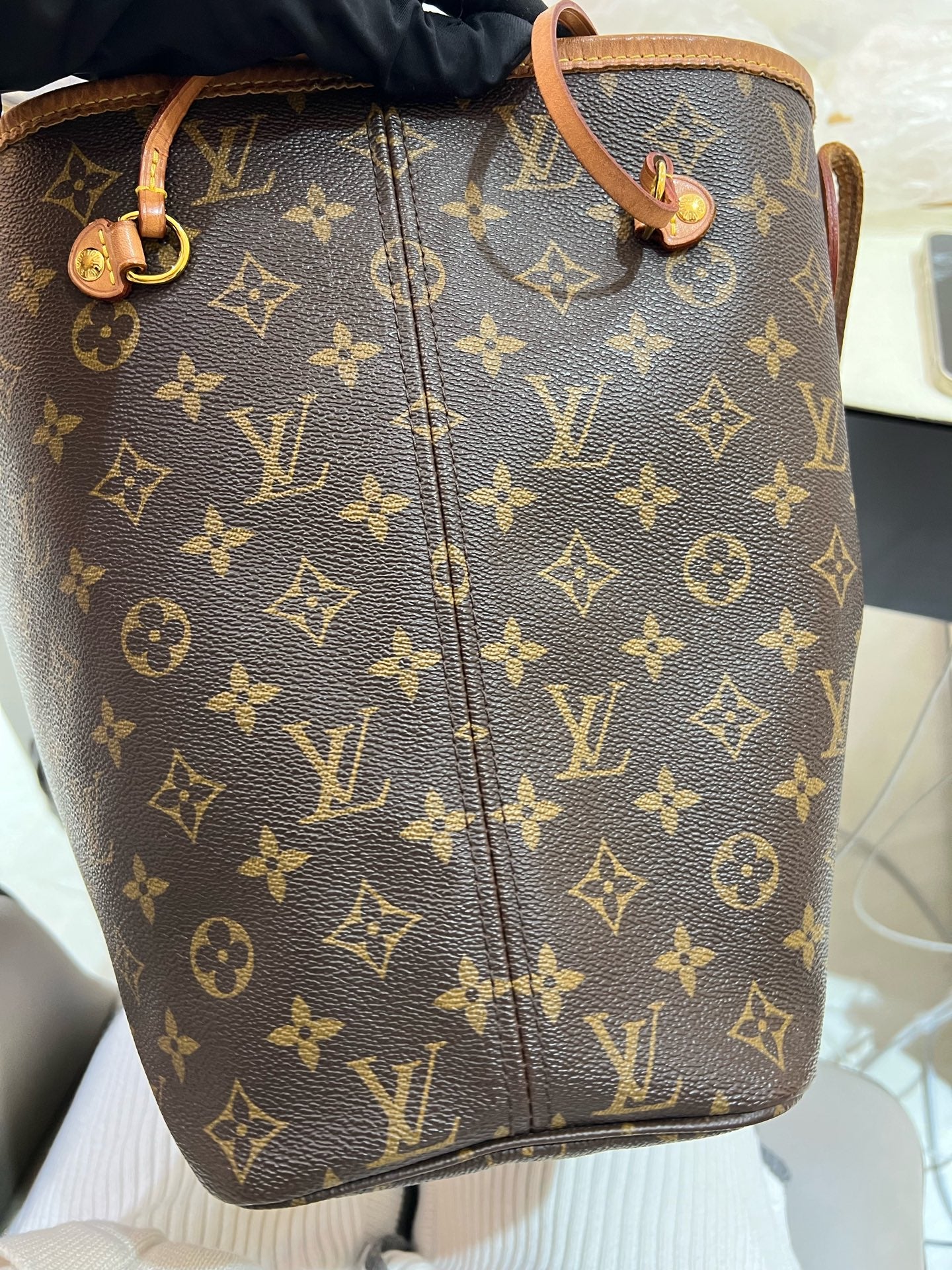 Louis Vuitton - Neverfull - Synthetic - Brown - (Medium)