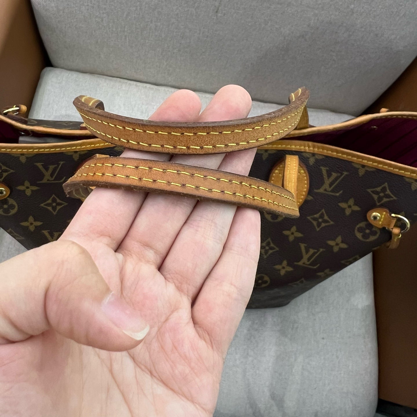 Louis Vuitton - Neverfull - Synthetic - Brown - (medium)
